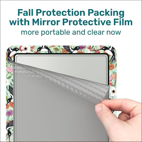 مرآة خزانة مغناطيسية للمدرسة والمكتب، مع مرآة مغناطيسية قوية بنسبة 100% للخزانة، ملحقات خزانة فريدة من نوعها، مرآة خزانة مغناطيسية بتصميم ملون، عبوة واحدة in Kuwait