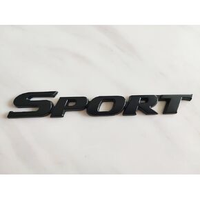 Sport selects 3D Metal Sports Stickers and Personalized Sports Badge Stickers(Black)