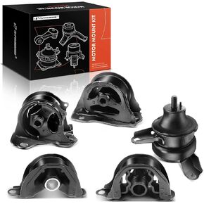 A-Premium 5PCS Engine Motor Mount and Transmission Mount Set Compatible with Honda CR-V CRV 1997 1998 1999 2000 2001 L4 2.0L, Sport Utility, Automatic Transmission