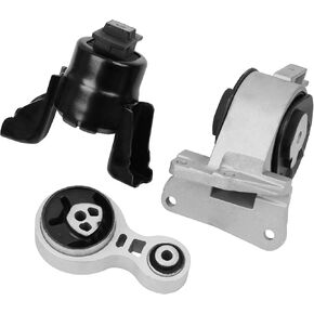 Engine Motor Mount Transmission Mount Set of 3 Fit for Ford Fusion 2010-2012, for Mercury Milan 2010-2011 L4 2.5L Automatic Trans Engine Motor Set#A5740, A4431, A5556, 9E5Z6038F, 9E5Z6068B