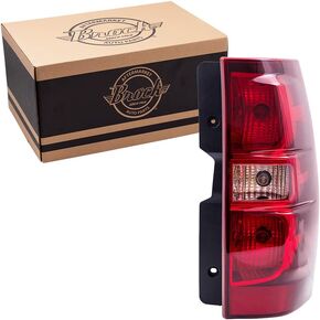 Brock Replacement Passenger Side Tail Light Assembly without Hybrid Transmission Compatible with 2007-2014 Chevy Tahoe