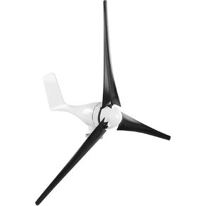 800W Small Wind Generator Turbines Kit Wind Turbine Businesses 3 Blades Power Parts for Marine Home Charging(12V Black)