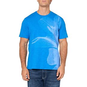 Armani Exchange Men's Regular Fit Large Floral Print Tee