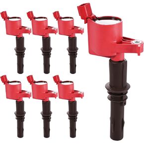 Pindex 8 Pack DG521 Ignition Coil Compatible with Ford V8 4.6L 5.4L 2008 2009 2010 F150 F250 F350 Super Duty Expedition Explorer Mustang Lincoln Navigator Mercury Mountaineer FD509 5C1716 E509 C1659