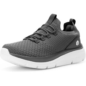 FitVille Mens Walking Shoes Wide Width Lightweight Extra Wide Slip on Shoes for Men Breathable, Max Cushioning Mens Wide Sneakers