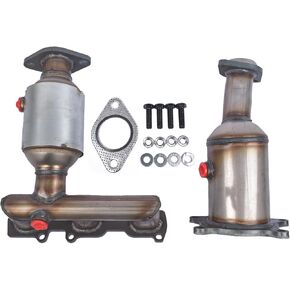 PE16719-20X Catalytic Converter Replacement for 2011 2012 2013 2014 Ford Edge 3.5L 3.7L Bank 1 and 2 Non Turbo Only, Front Left＆Right Catalytic Converter Weonefit