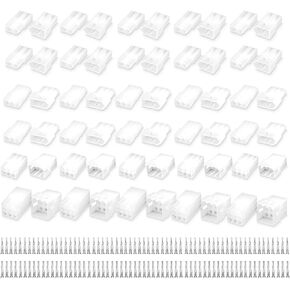 JRready ST6476 Automotive Electrical Connector Kit 2 3 6 9 Pin Wire Housing Plug Connectors 14-20AWG Crimp Terminals Molex Standard .093 "Series Connector 310Pcs