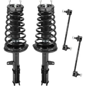 Rear Coil Spring Strut & Stabilizer Sway Bar Links Fit for TOYOTA CAMRY 2.2L 1997-2001, for TOYOTA SOLARA 1999-2003, Shock Absorber and Sway Bar Link Replace for 171681, 171680, K90313