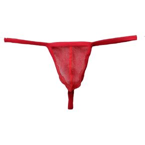 SOOMOOD Men's Sexy Glitter Mesh Thong, Low-Rise Lightweight Breathable Underwear, Ideal for Club Parties