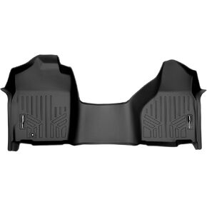 MAXLINER Floor Mats 1st Row 1pc Liner Black for 2009-2012 Dodge Ram 1500 Quad Cab with 1st Row Bench Seat and Front Single Floor Hook