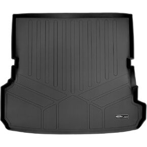 SMARTLINER All Weather Custom Fit Cargo Trunk Liner Floor Mat Behind 2nd Row Black Compatible with 2017-2022 Audi Q7 - All Models