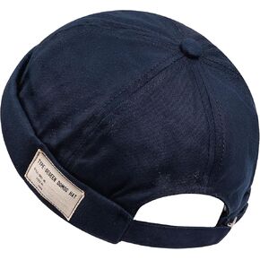 CLAPE Casual Docker Cap Hats Urban Rolled Beanie Women Men Summer Thin Skullcap Sailor Cap Lightweight Bill-Less Watch Hat