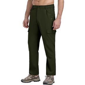 MoFiz Men's Hiking Cargo Pants Lightweight Outdoor Jogger Pants Waterproof