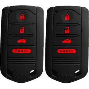 Smart Key Fob Covers Case Protector Keyless Remote Holder for Acura MDX TL TLX ZDX RDX TSX RL ZD IL M3N5WY8145 (Not fit Engine Hold FOB) Black