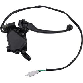 WOOSTAR 7/8" 22mm Straight Handle Thumb Throttle with Dual Brake Lever Assembly Replacement for Taotao Buyang Kazuma Sunl 50cc 70cc 90cc 110cc 125cc 150cc 250cc ATV 4 Wheeler Quad Buggy Dirt Pit Bike