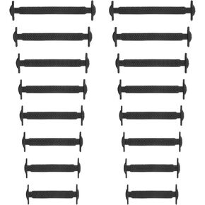 48 Pcs No Tie Shoe Laces Silicone Elastic Shoelaces No Tie Shoelaces for Kids Flat Shoe Laces for Sneakers No Tie Lazy