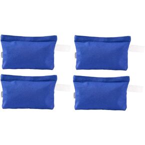 حقيبة مكياج بسحاب من القماش القطني متعددة الأغراض، عبوة من 4 قطع in Kuwait