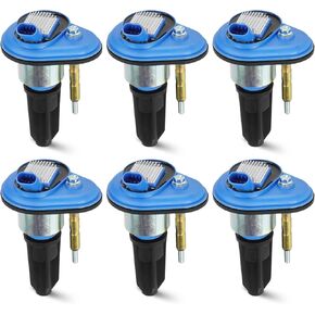 6PCS Ignition Coil Pack with 6PCS Iridium Spark Plug Compatible with GMC Canyon Envoy Chevrolet Colorado Blazer Trailblazer Isuzu i-280 i-290 i-350 i-370 Hummer H3, Replace for UF303