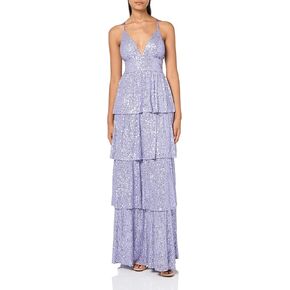 Speechless Women's Tiered Full Length Party Dress