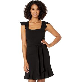 Adrianna Papell Women's Crepe Flounce Dress