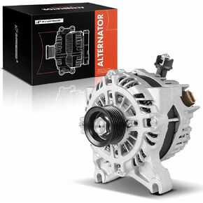 A-Premium Alternator Compatible with Ford F-450 Super Duty/F-550 Super Duty, Expedition, F53, F59 & Lincoln Navigator, 12V 175A 6-Groove Pulley Clockwise, Replace# BL1T-10300-BA, BL1T-10300-BB