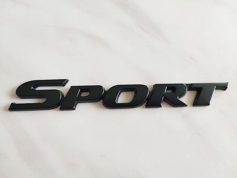 Sport selects 3D Metal Sports Stickers and Personalized Sports Badge Stickers(Black) in Kuwait