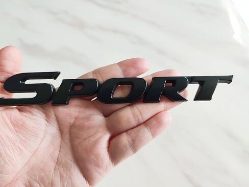 Sport selects 3D Metal Sports Stickers and Personalized Sports Badge Stickers(Black) in Kuwait