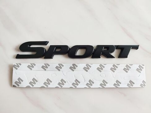 Sport selects 3D Metal Sports Stickers and Personalized Sports Badge Stickers(Black) in Kuwait