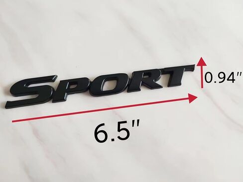 Sport selects 3D Metal Sports Stickers and Personalized Sports Badge Stickers(Black) in Kuwait