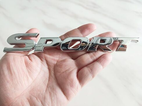 Sport selects 3D Metal Sports Stickers and Personalized Sports Badge Stickers(Black) in Kuwait