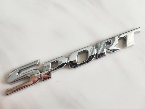 Sport selects 3D Metal Sports Stickers and Personalized Sports Badge Stickers(Black) in Kuwait