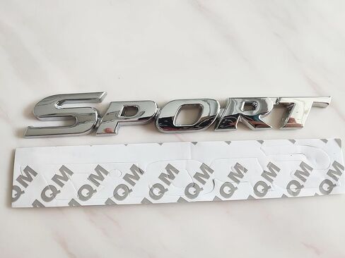 Sport selects 3D Metal Sports Stickers and Personalized Sports Badge Stickers(Black) in Kuwait