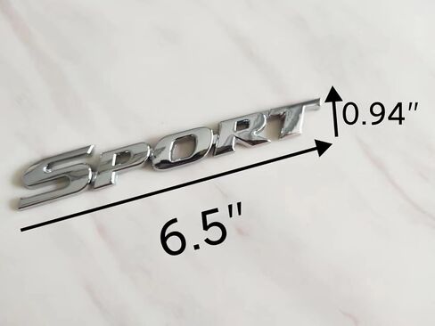 Sport selects 3D Metal Sports Stickers and Personalized Sports Badge Stickers(Black) in Kuwait