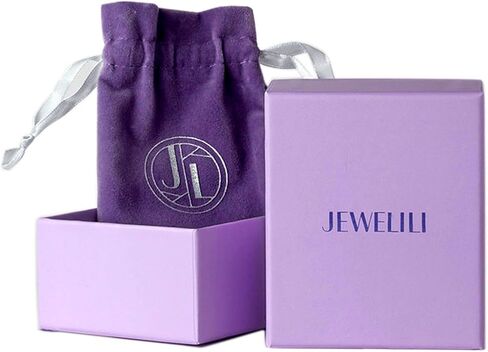 Jewelili الفضة الإسترليني 7x5x1.5 ملم بيضاوية مكونة من الأوبال ودائرية مكونة من حبل الياقوت الأبيض، مقاس 7 in Kuwait