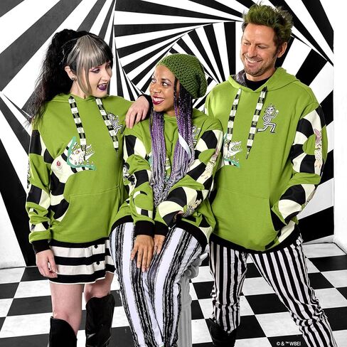 سويت شيرت بقلنسوة للجنسين من Loungefly Beetlejuice مقاس 2X in Saudi Arabia