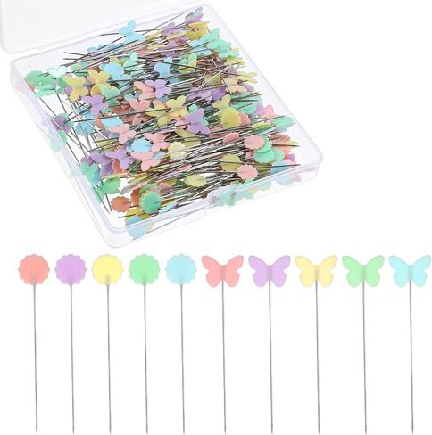 300 Pcs Flat Head Straight Pins Heart Shape Sewing Pins Craft Positioning Pins Multicolor Fixed Sewing Marker Needle Quilting Pins for DIY Dressmaker Craft Sewing Project Jewelry Decoration in Saudi Arabia