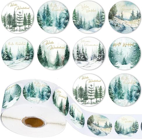 500PCS Christmas Stickers for Envelope,1.5" Round Merry Christmas Roll Stickers Labels,8 Designs Holiday Envelope Stickers Xmas Tag Seal for Envelope Box, Card Gift,Party Supplies in Saudi Arabia