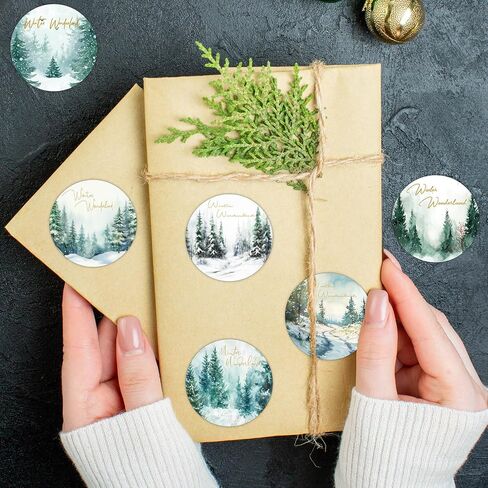 500PCS Christmas Stickers for Envelope,1.5" Round Merry Christmas Roll Stickers Labels,8 Designs Holiday Envelope Stickers Xmas Tag Seal for Envelope Box, Card Gift,Party Supplies in Saudi Arabia