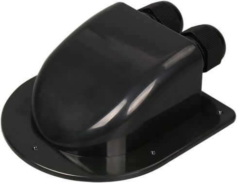 Weatherproof ABS Solar Double Cable Entry Gland for All Cable Types 2mm² to 6mm² for Solar Project on Rv, Campervan, Boat,IP68, Black in Saudi Arabia