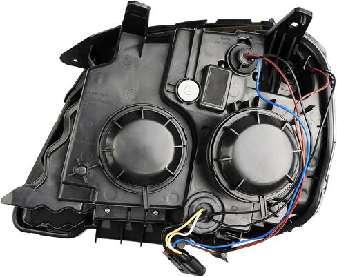 Front Headlight Assembly for 2010-2015 GMC Terrain, Black Housing with Amber Reflector and Clear Lens, Pack of 2 (Driver and Passenger Side) in Kuwait