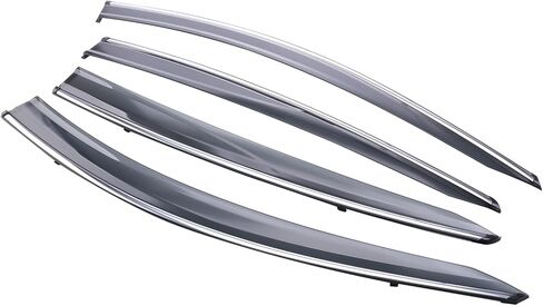 MotorFansClub واقي النافذة منحرف واقي المطر مناسب لهوندا HR-V HRV 2016 2017 2018 2019 2020 2021 2022 LX EX Sport EX-L غطاء درع واقي النافذة in Kuwait