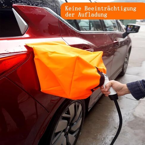 غطاء منفذ قابس شاحن EV، ملحقات شحن السيارة الكهربائية، غطاء شاحن EV خارجي مقاوم للماء، حماية من المطر والشمس فوق البنفسجية والثلج والغبار من جميع الأحوال الجوية، التصاق مغناطيسي (مصاص) in Saudi Arabia