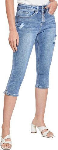 Royalty For Me Womens Women's Vintage High Rise Capri Jeans in Saudi Arabia