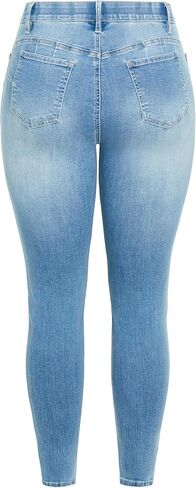 EVANS Women's Plus Size Serendipity Zip Jean in Kuwait
