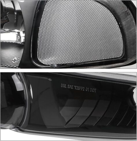 M-AUTO Switchback LED Tube DRL Black Headlights Assembly Compatible with 2001 GMC Sierra C3, 02-06 Sierra 1500 Denali, 07 Sierra 1500 Denali Classic, 01-06 Yukon Denali/Yukon Xl 1500 Denali in Kuwait