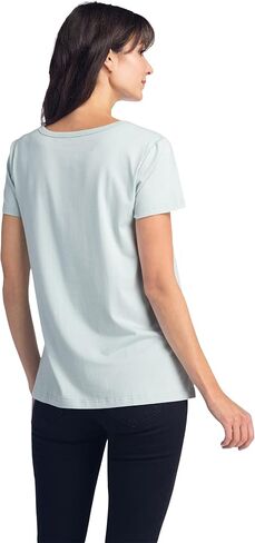 Fishers Finery Women's Ecofabric Short Sleeve Scoop Neck Tee; Relaxed Fit in Kuwait