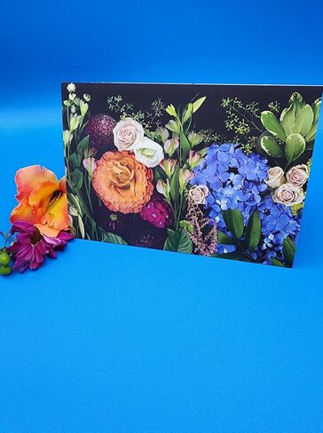 LUX PRESS Thank you Mushrooms luxurious greeting cards | Blank 5X7 THANK YOU CARDS, 10 pack with envelopes | Stunning colors printed on high-end recycled paper with eco-friendly ink in Saudi Arabia