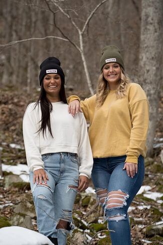Nine Line American Made Knit Cuffed Beanie - Embroidered Logo - Unisex Beanie - USA Made - Navy, Black, Olive Green in Saudi Arabia