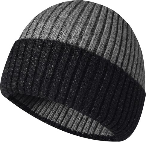 Knit Beanie Hats for Men Women, Warm Windproof Unisex Soft Classic Ski Beanie Cap for Autumn Winter in Saudi Arabia