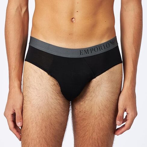 Emporio Armani Men's Soft Touch Bamboo Viscose 2-Pack Brief in Saudi Arabia